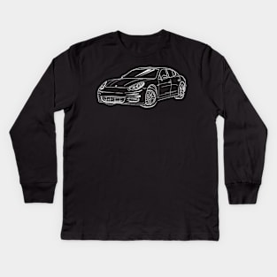 Porsche Panamera Kids Long Sleeve T-Shirt